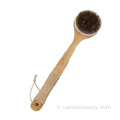 Bristles de haute qualité pinceau de bain de bain bambou pinceau